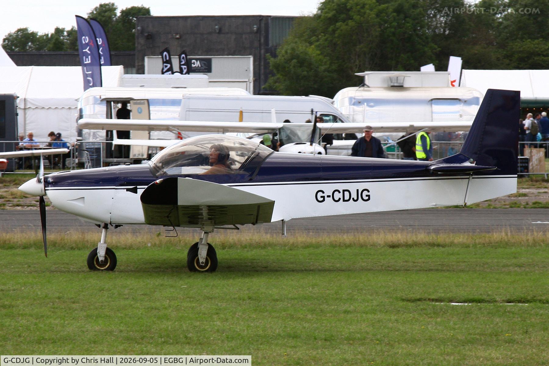 Aircraft G-CDJG, 2006 Zenair CH-601UL Zodiac, c/n PFA 162A-14374, LAA 80th Anniversary Rally, at EGBG, photo by Chris Hall