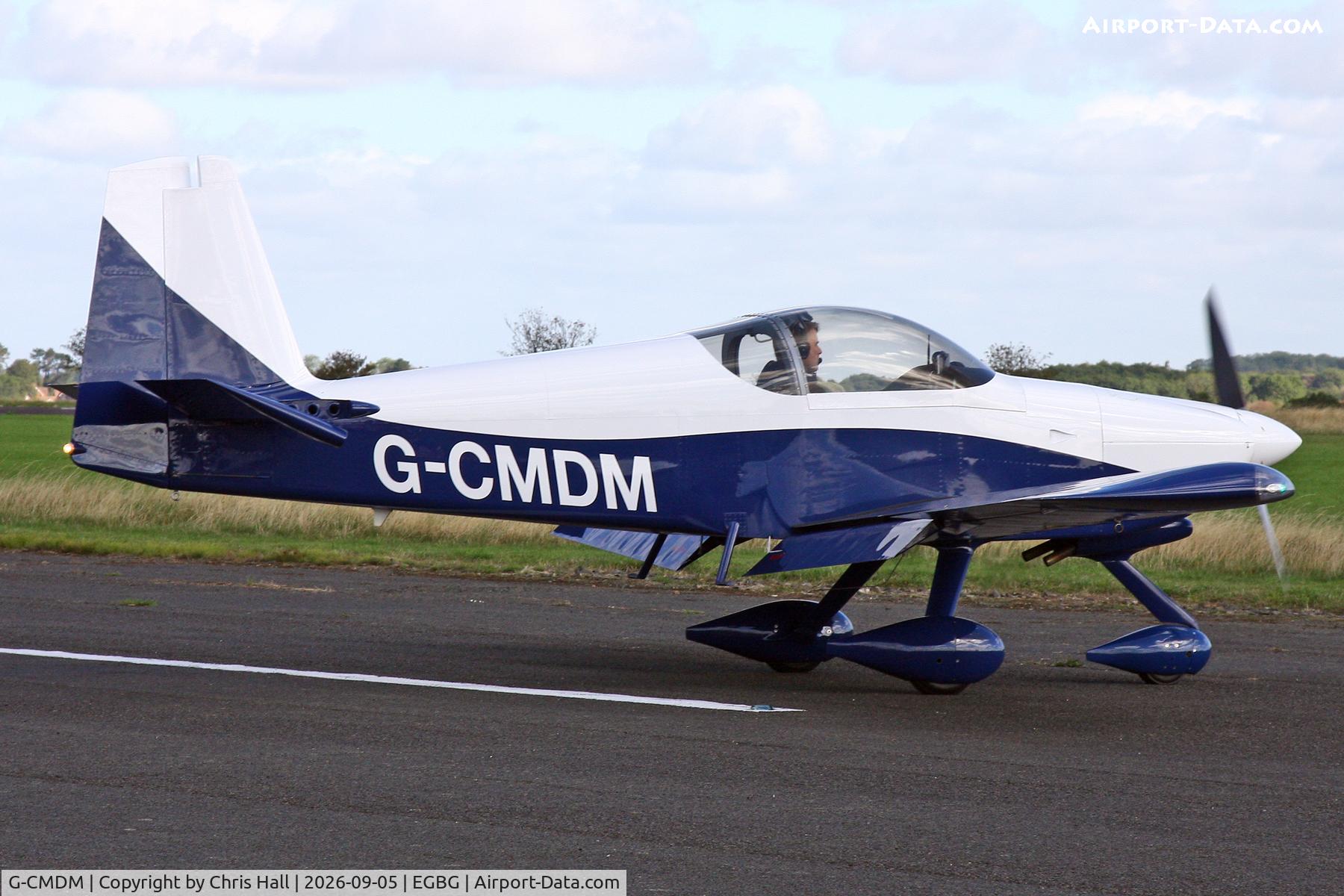 Aircraft G-CMDM, 2018 Vans RV-9A, c/n 90324, LAA 80th Anniversary Rally, at EGBG, photo by Chris Hall
