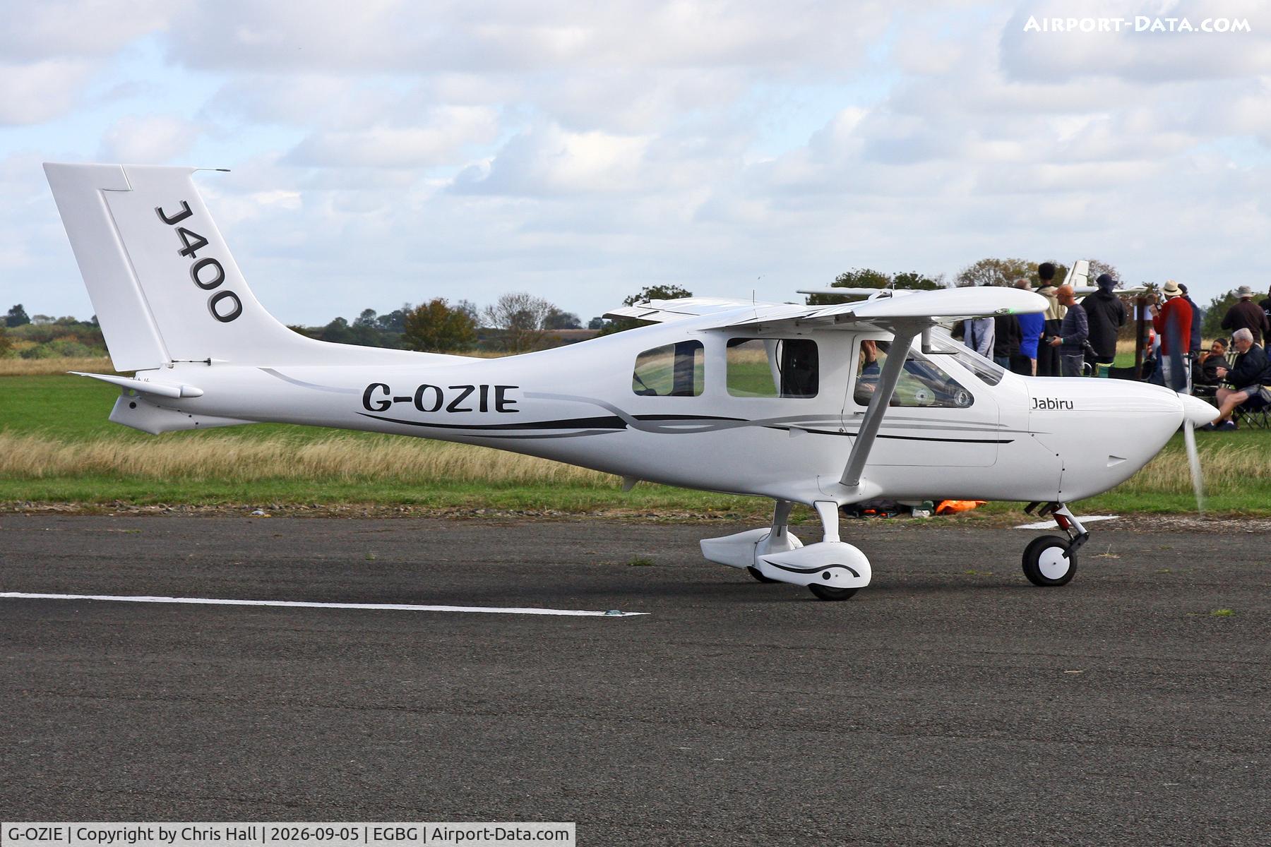 Aircraft G-OZIE, 2006 Jabiru J400, c/n PFA 325-14284, LAA 80th Anniversary Rally, at EGBG, photo by Chris Hall