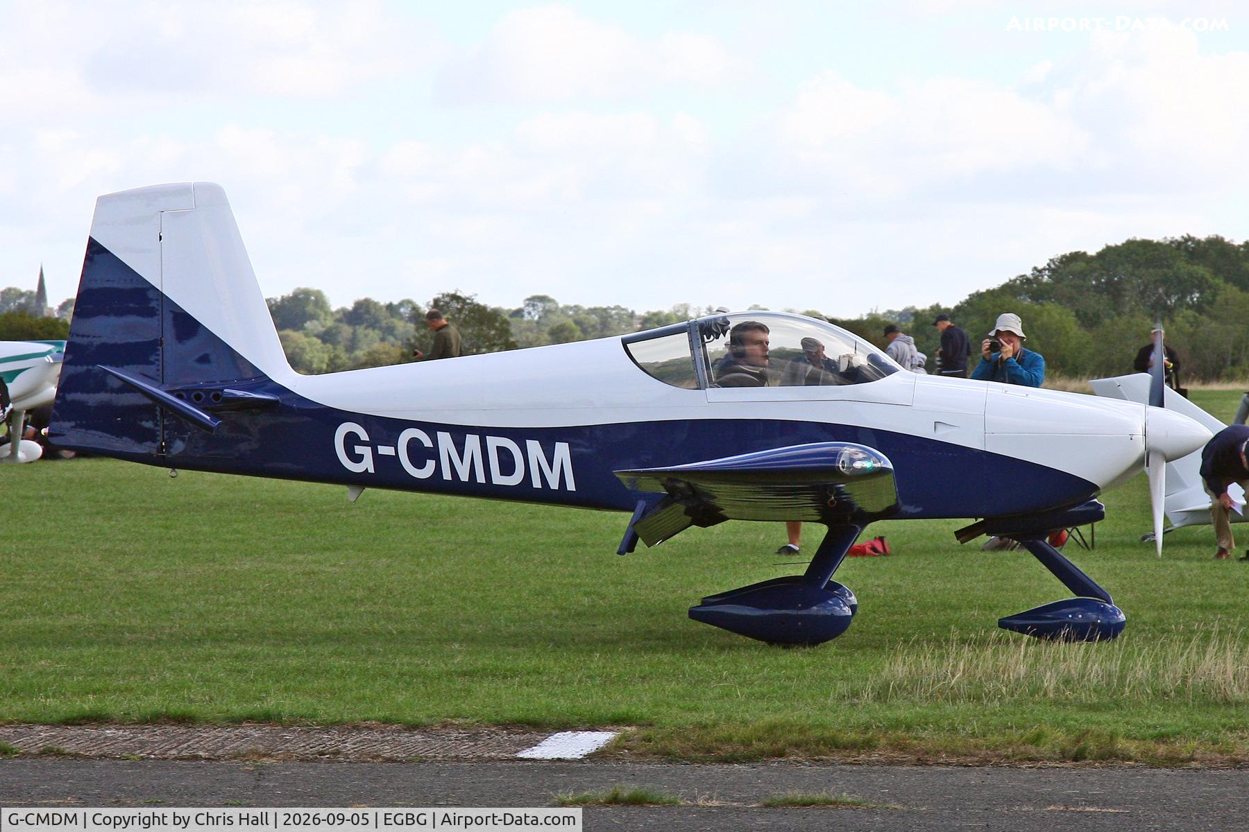 Aircraft G-CMDM, 2018 Vans RV-9A, c/n 90324, LAA 80th Anniversary Rally, at EGBG, photo by Chris Hall