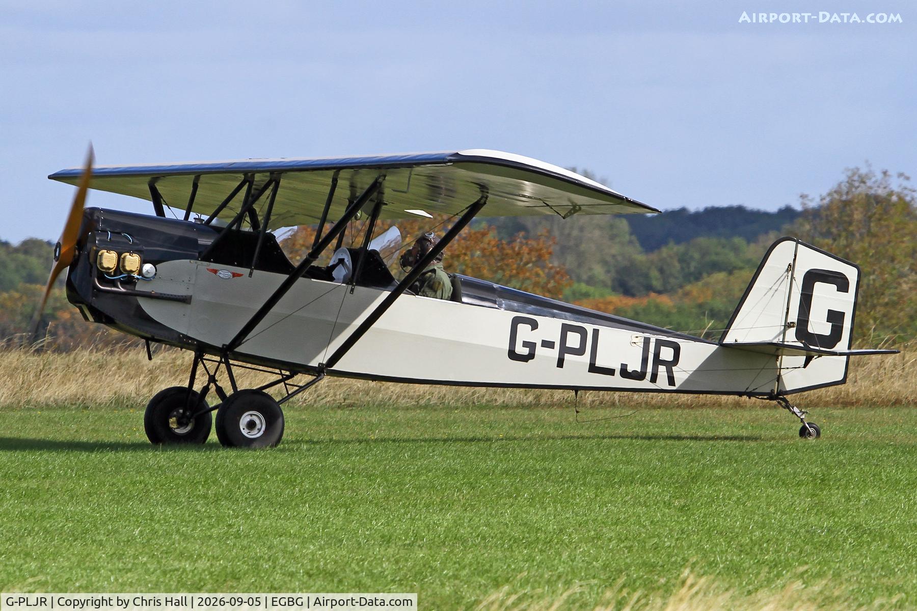 Aircraft G-PLJR, 2015 Pietenpol Air Camper, c/n PFA 047-13426, LAA 80th Anniversary Rally, at EGBG, photo by Chris Hall