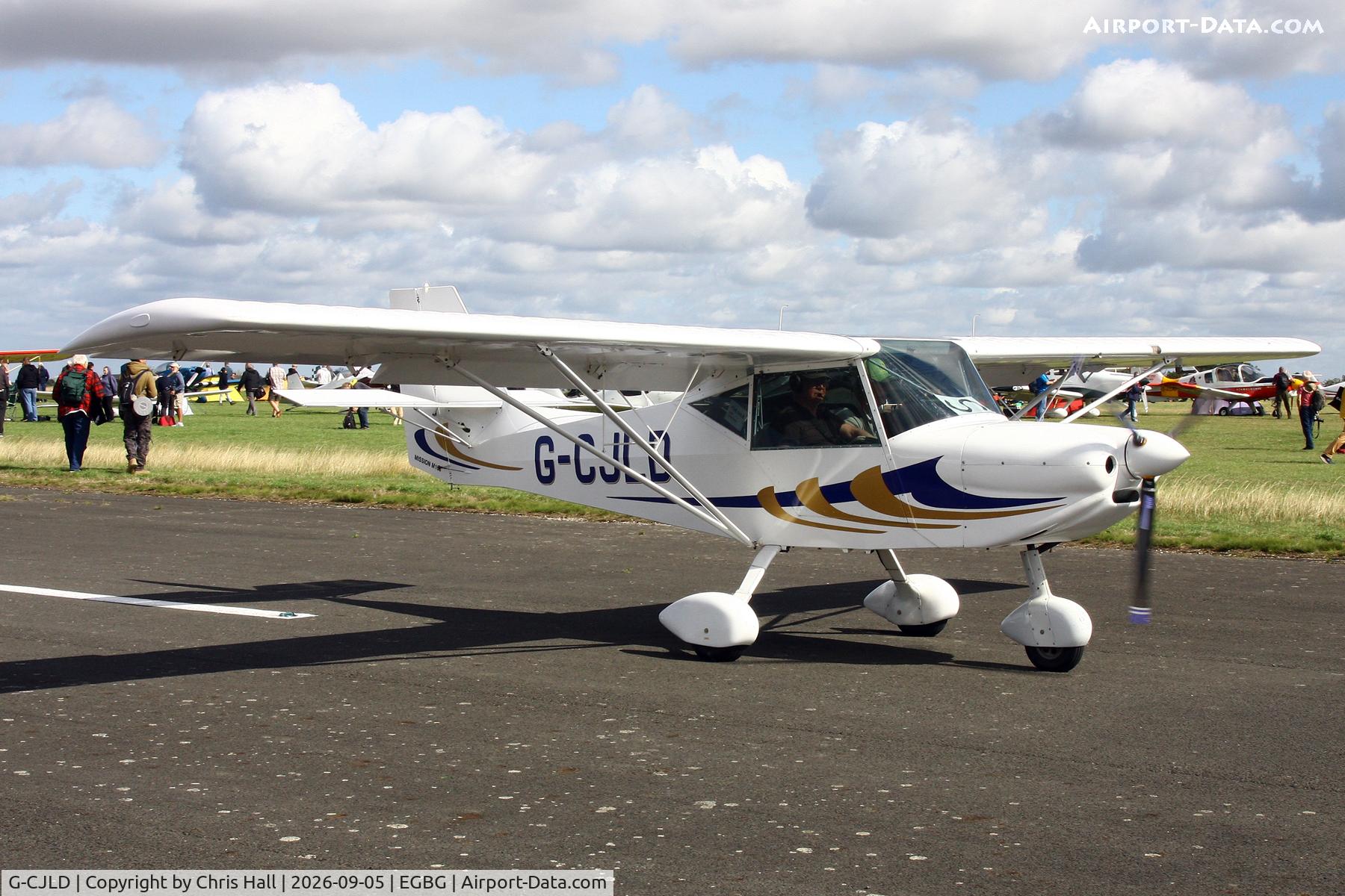 Aircraft G-CJLD, 2016 Lambert Mission M108, c/n LAA 370-15408, LAA 80th Anniversary Rally, at EGBG, photo by Chris Hall