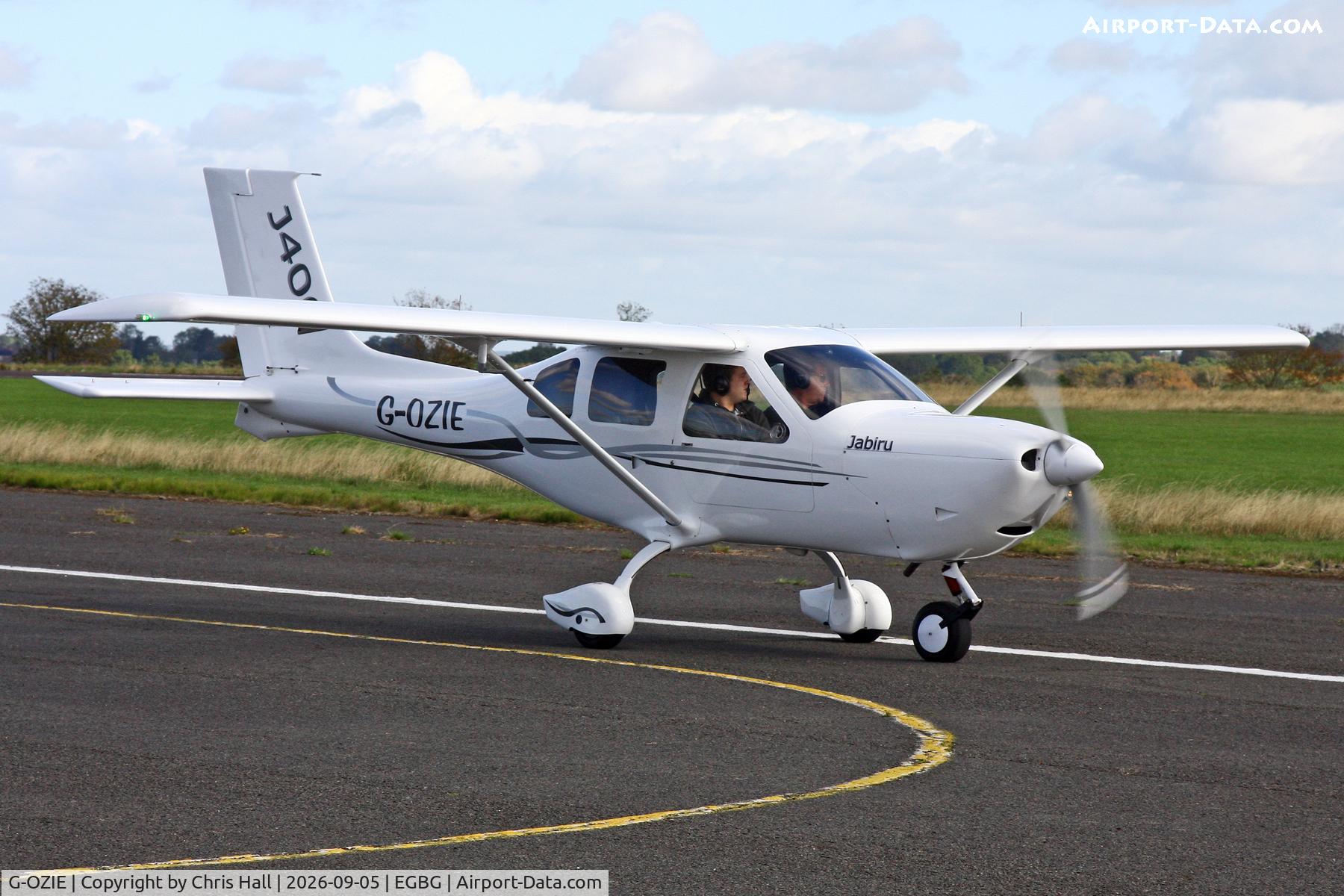 Aircraft G-OZIE, 2006 Jabiru J400, c/n PFA 325-14284, LAA 80th Anniversary Rally, at EGBG, photo by Chris Hall