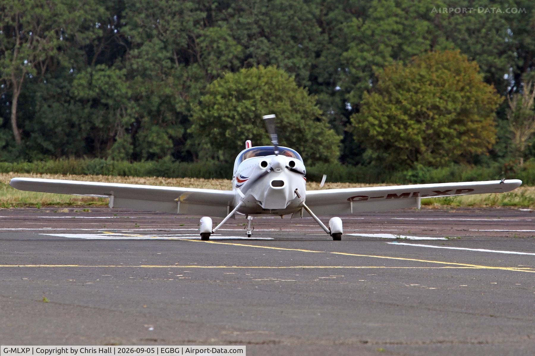 Aircraft G-MLXP, 2013 Europa, c/n PFA 247-12974, LAA 80th Anniversary Rally, at EGBG, photo by Chris Hall