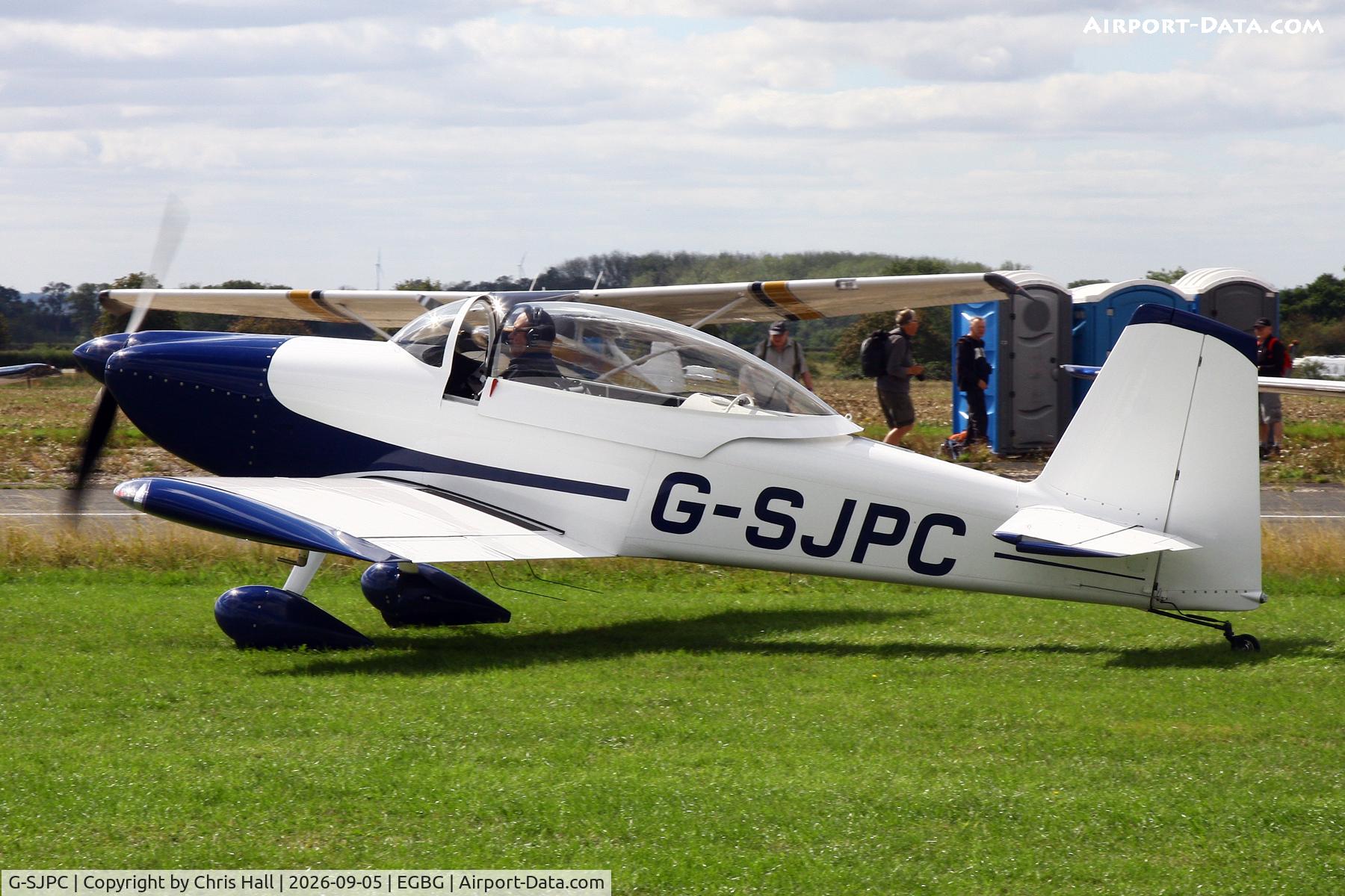 Aircraft G-SJPC, 2020 Vans RV-8, c/n LAA 303-15507, LAA 80th Anniversary Rally, at EGBG, photo by Chris Hall