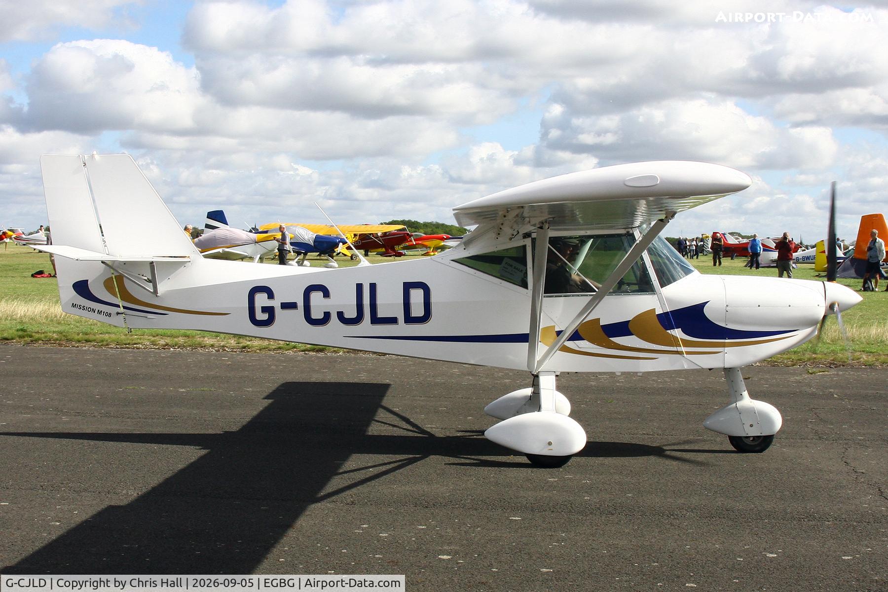 Aircraft G-CJLD, 2016 Lambert Mission M108, c/n LAA 370-15408, LAA 80th Anniversary Rally, at EGBG, photo by Chris Hall