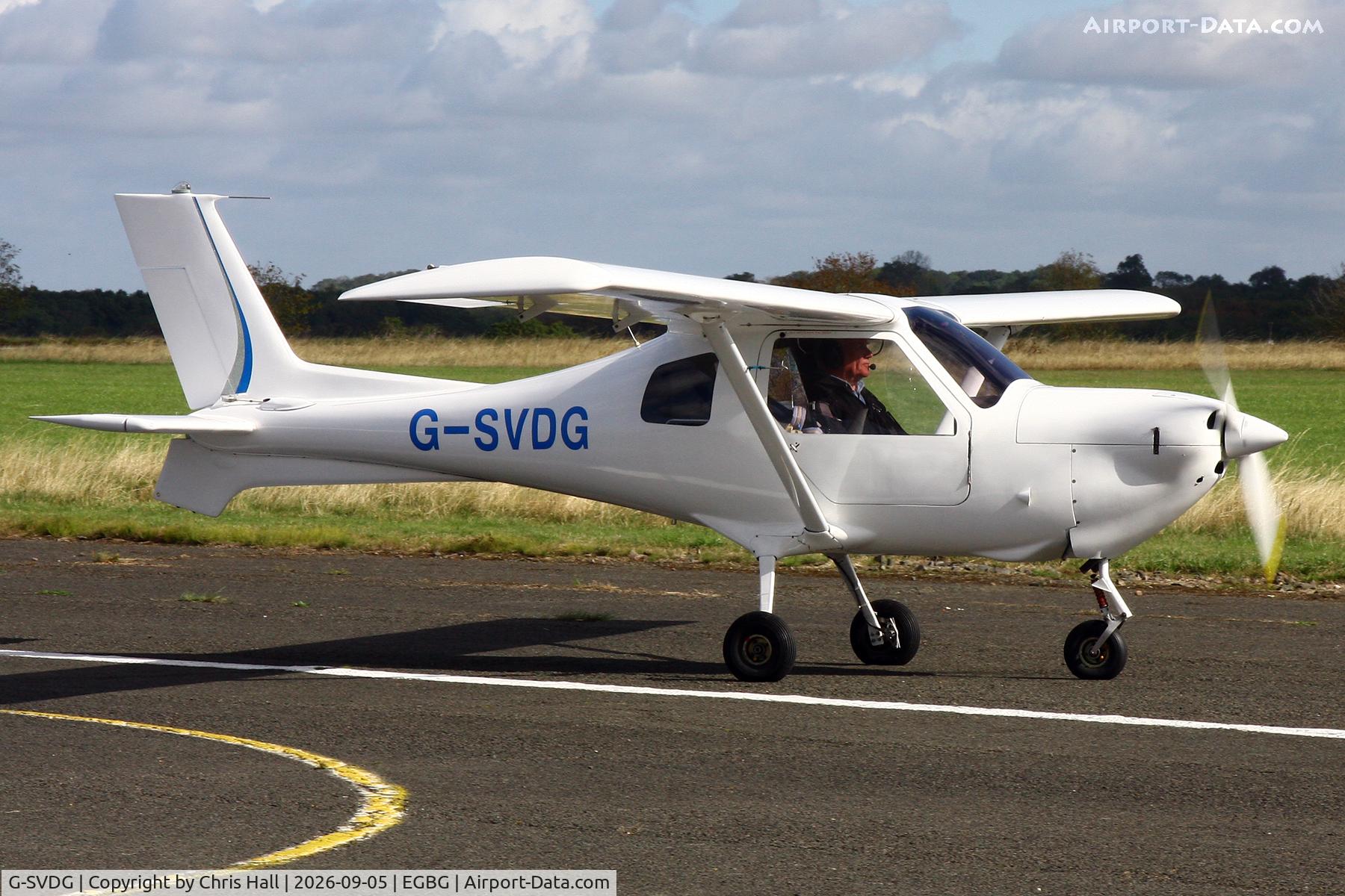 Aircraft G-SVDG, 2007 Jabiru SK, c/n PFA 274-13442, LAA 80th Anniversary Rally, at EGBG, photo by Chris Hall