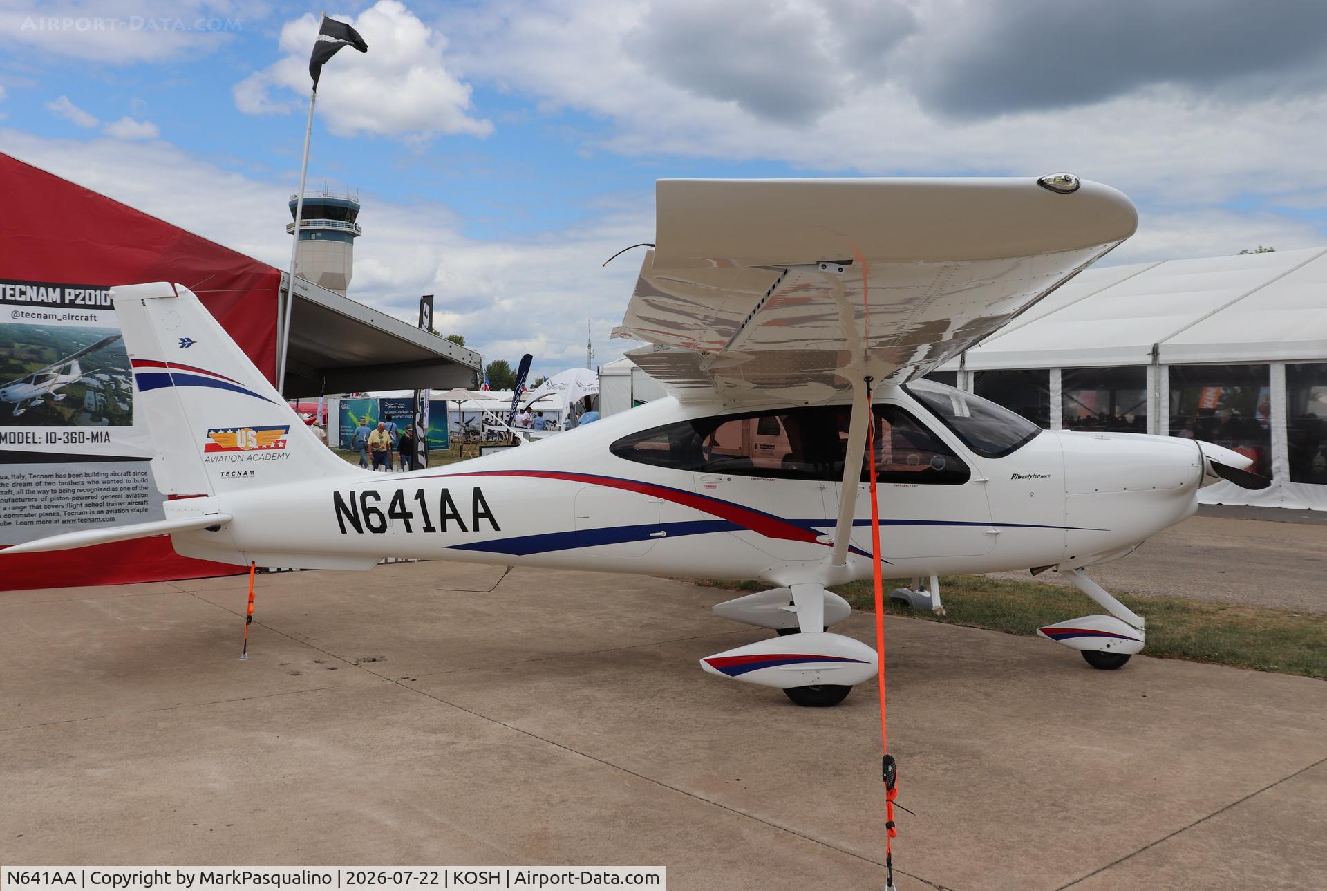 Aircraft N641AA, 2026 Tecnam P2010, c/n 357/US, Tecnam P2010, at KOSH, photo by MarkPasqualino
