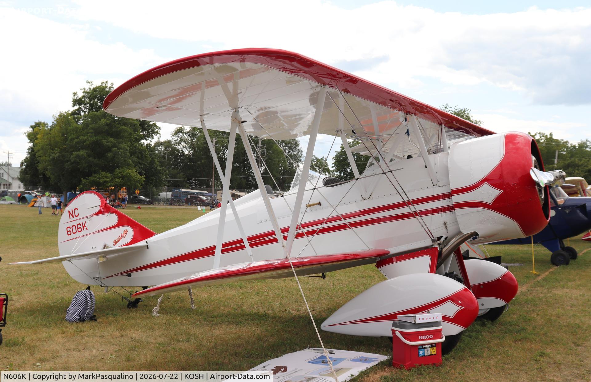 Aircraft N606K, 1929 Travel Air D-4-D, c/n 1282, Travel Air D-4-D, at KOSH, photo by MarkPasqualino
