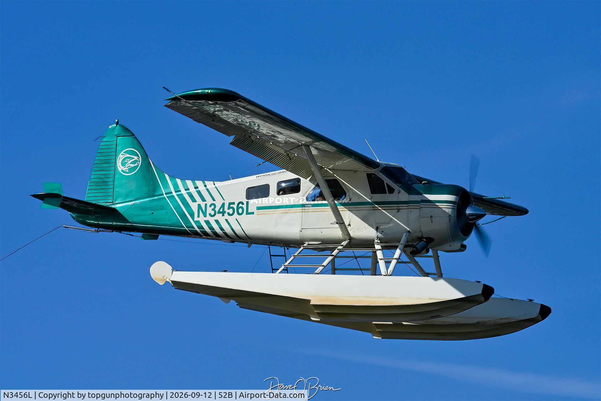 Aircraft N3456L, 1952 De Havilland Canada DHC-2 Beaver, c/n 488/1272, Greenville Fly in Arrival, at 52B, photo by topgunphotography