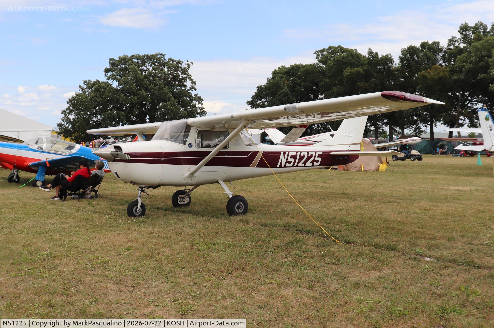 Aircraft N51225, 1968 Cessna 150J, c/n 15069850, Cessna 150J, at KOSH, photo by MarkPasqualino