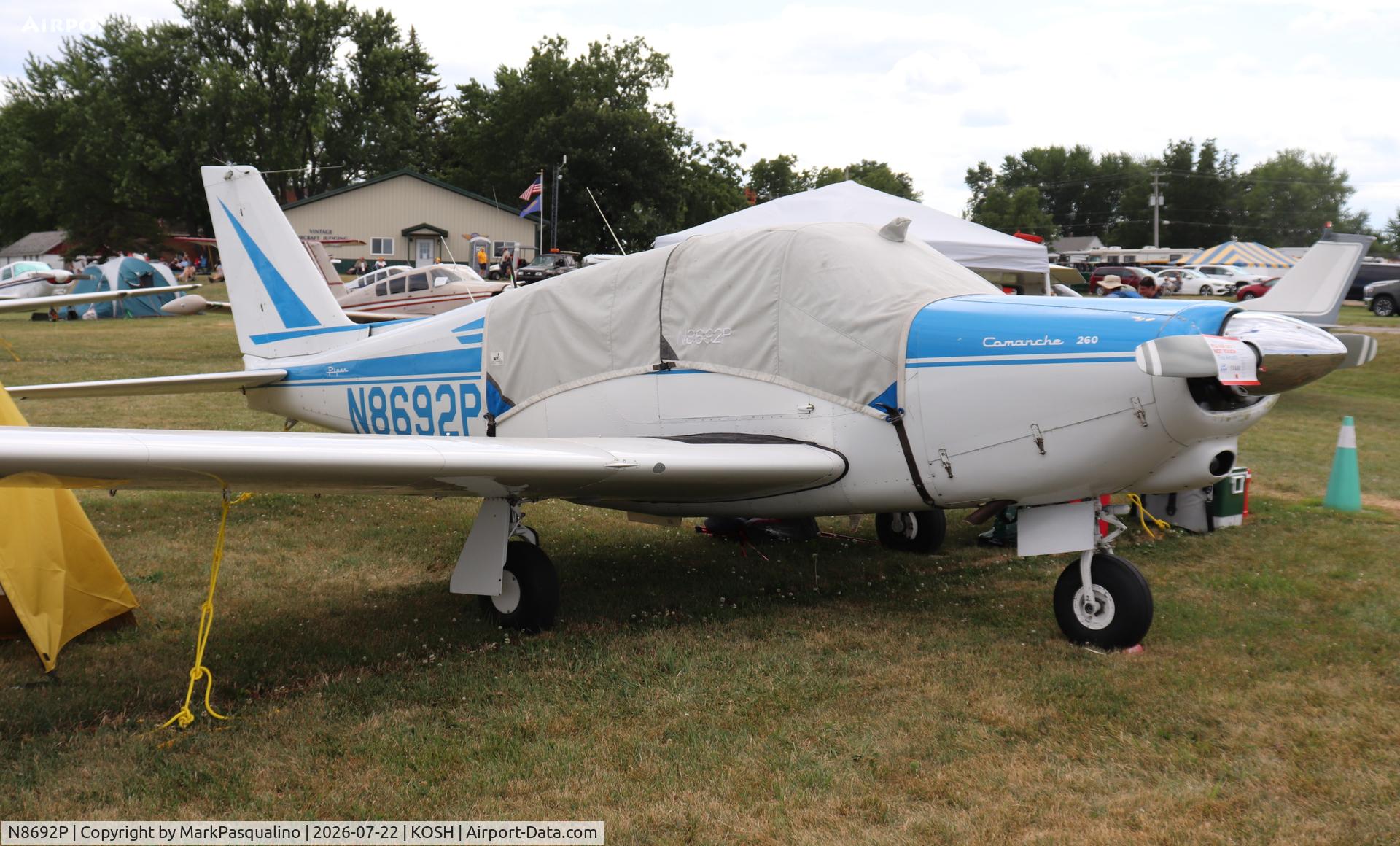 Aircraft N8692P, 1965 Piper PA-24-260 Comanche, c/n 24-4140, Piper PA-24-260, at KOSH, photo by MarkPasqualino