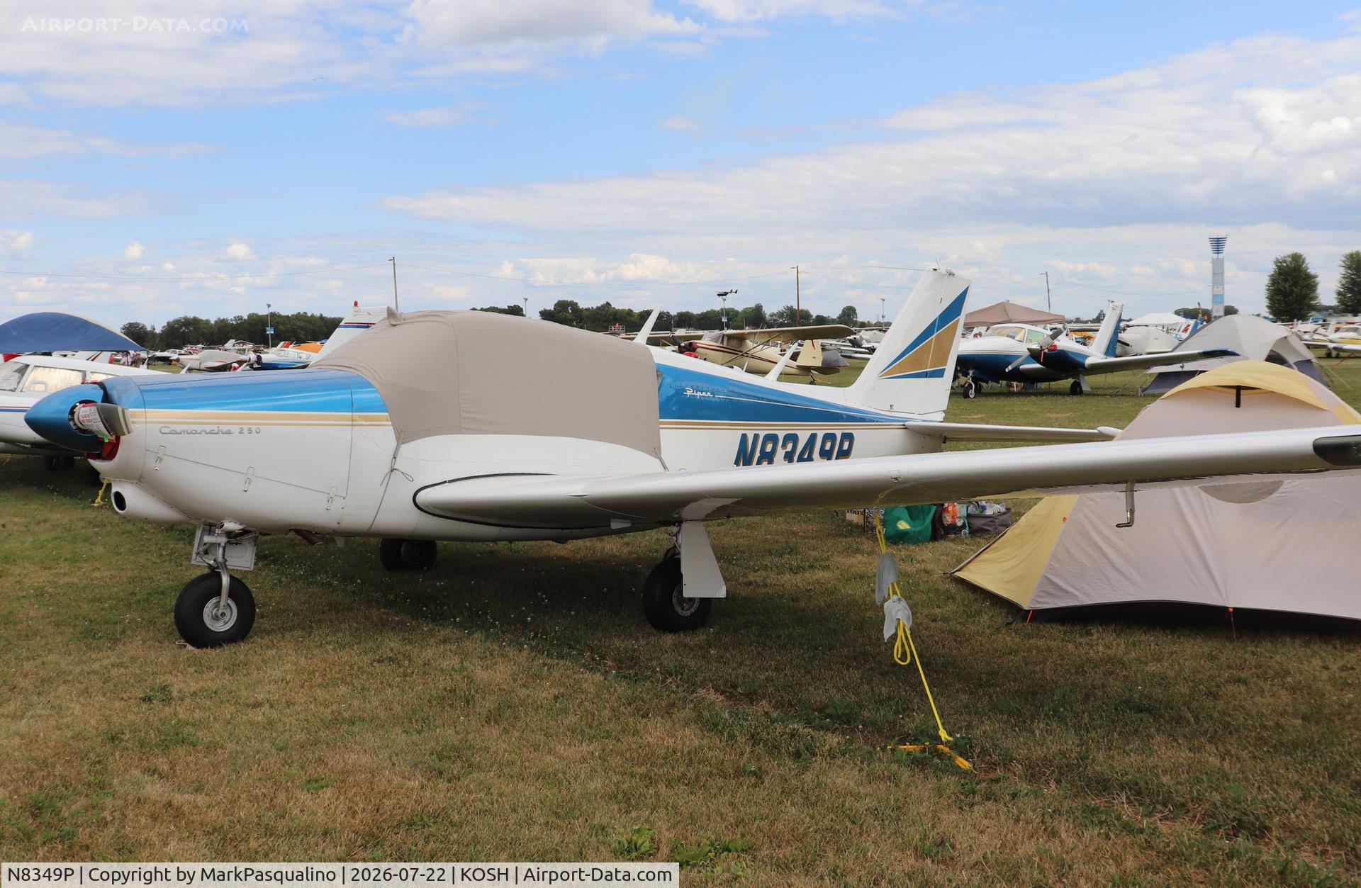 Aircraft N8349P, 1964 Piper PA-24-250 Comanche, c/n 24-3606, Piper PA-24-250, at KOSH, photo by MarkPasqualino