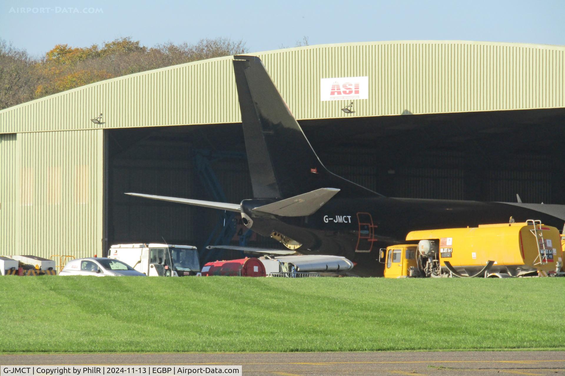 Aircraft G-JMCT, 1989 Boeing 737-3Y0, c/n 24546 l/n 1811, G-JMCT 1990 Boeing 737-3Y0 West Atlantic UK Kemble, at EGBP, photo by PhilR