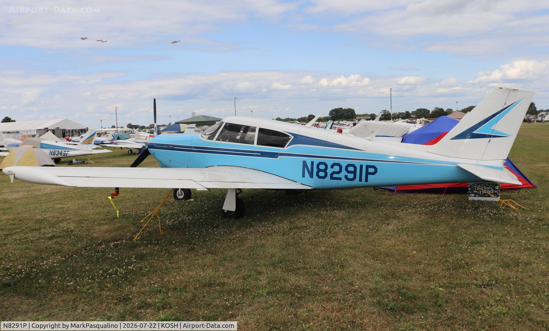 Aircraft N8291P, 1963 Piper PA-24-250 Comanche, c/n 24-3544, Piper PA-24-250, at KOSH, photo by MarkPasqualino