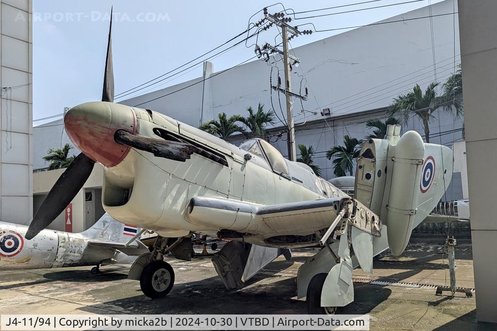 Aircraft J4-11/94, Fairey Firefly FR.1, c/n F.7402, Preserved, at VTBD, photo by micka2b