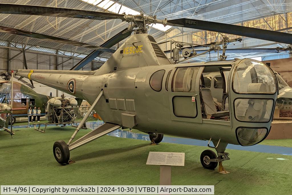 Aircraft H1-4/96, Westland WS-51 Dragonfly Mk.1A, c/n WA/H/120, Preserved, at VTBD, photo by micka2b