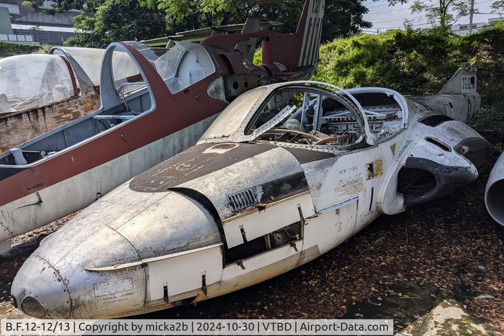Aircraft B.F.12-12/13, Cessna T-37C Tweety Bird, c/n 42004, Preserved, at VTBD, photo by micka2b