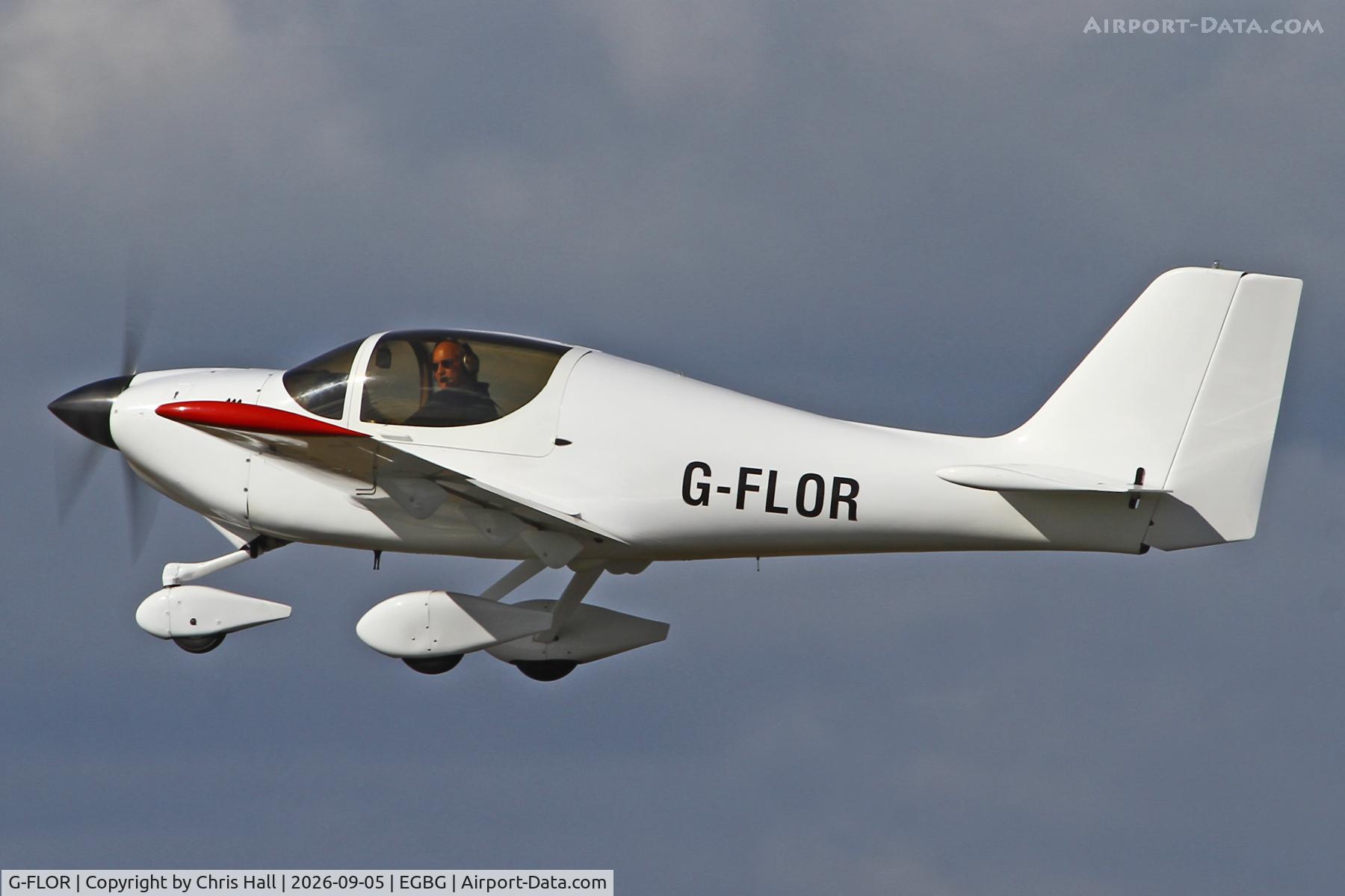 Aircraft G-FLOR, 1999 Europa, c/n PFA 247-12793, LAA 80th Anniversary Rally, at EGBG, photo by Chris Hall