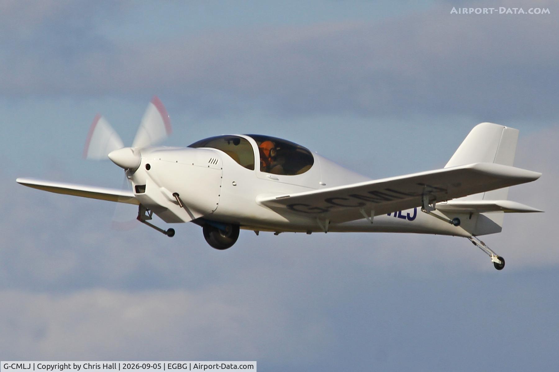 Aircraft G-CMLJ, 2022 Europa Europa, c/n PFA 247-12895, LAA 80th Anniversary Rally, at EGBG, photo by Chris Hall