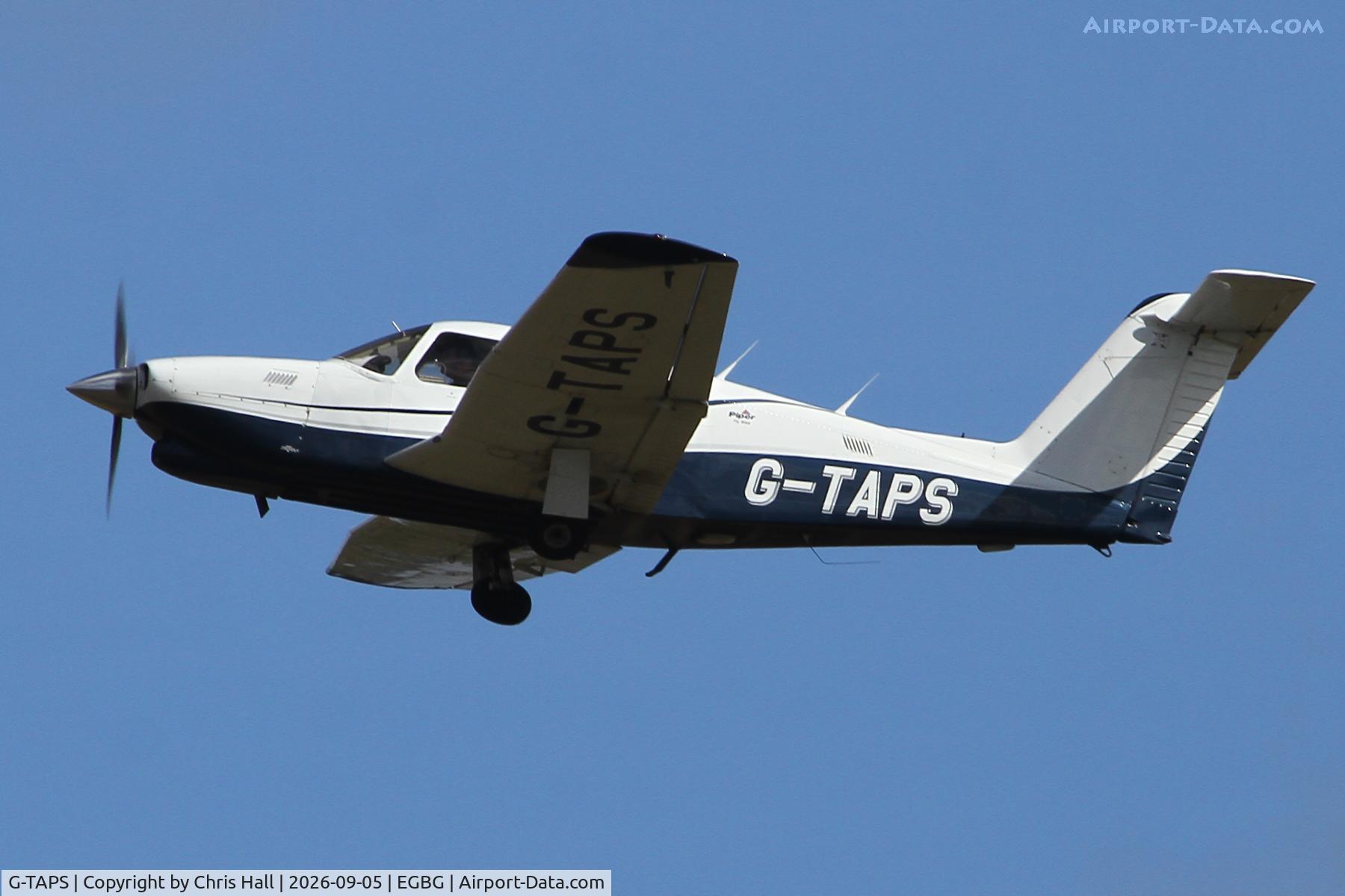 Aircraft G-TAPS, 1981 Piper PA-28RT-201T Turbo Arrow IV, c/n 28R-8131080, LAA 80th Anniversary Rally, at EGBG, photo by Chris Hall