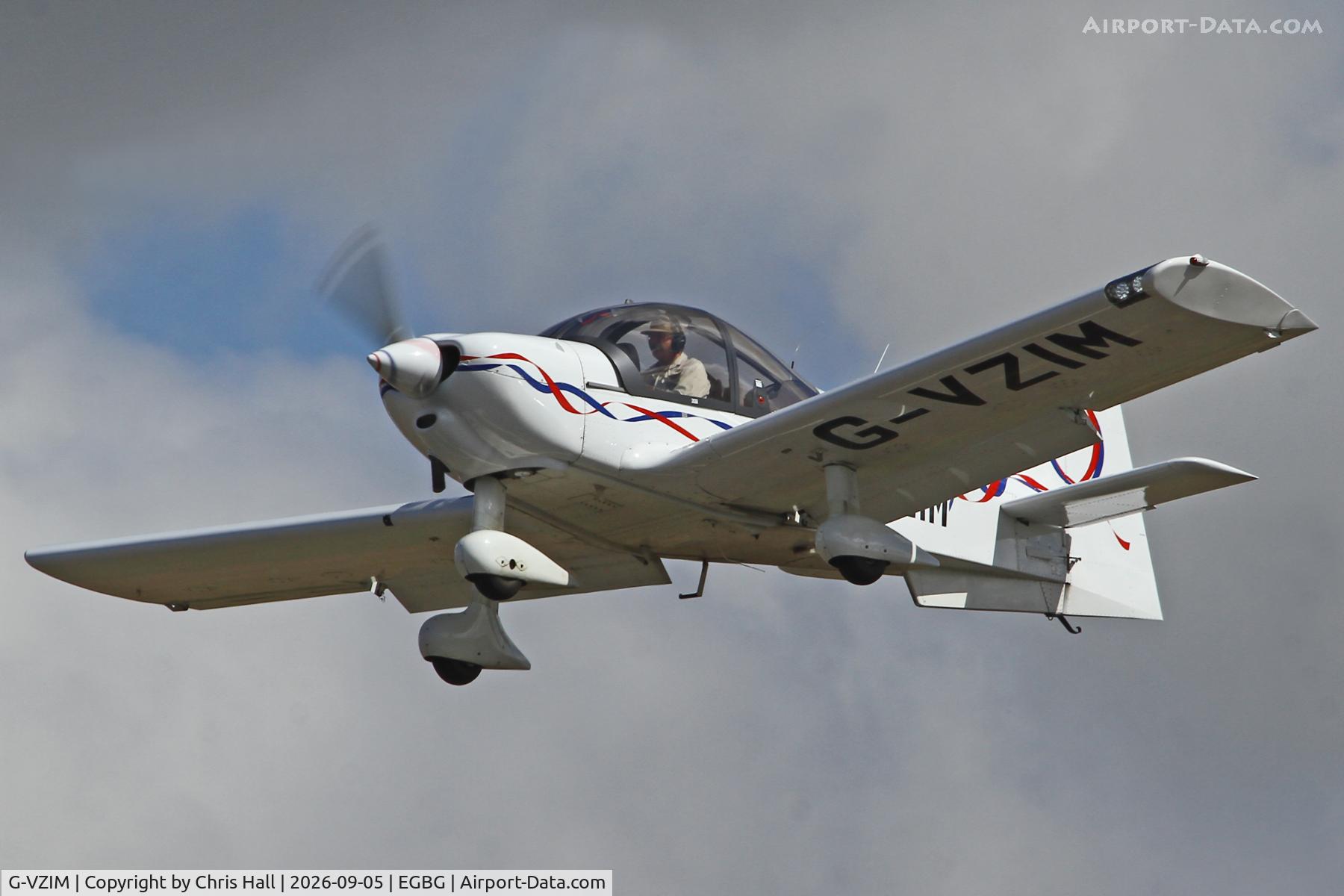 Aircraft G-VZIM, 2007 Alpha R2160, c/n 160A-07012, LAA 80th Anniversary Rally, at EGBG, photo by Chris Hall