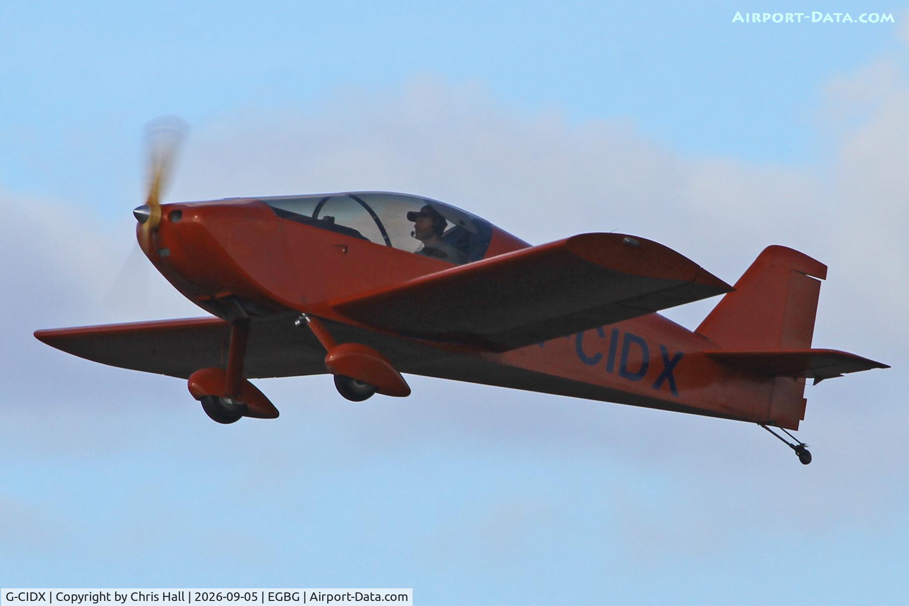 Aircraft G-CIDX, 2013 Sonex Sonex, c/n LAA 337-15058, LAA 80th Anniversary Rally, at EGBG, photo by Chris Hall