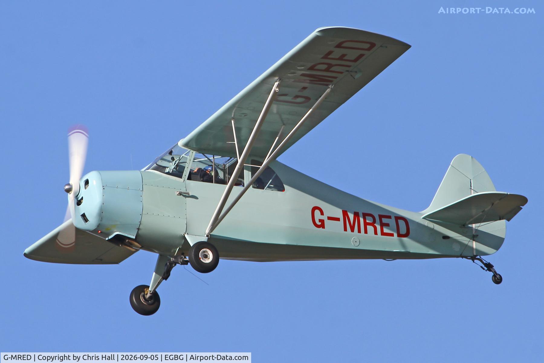 Aircraft G-MRED, 2007 Christavia MK I, c/n PFA 185-12935, LAA 80th Anniversary Rally, at EGBG, photo by Chris Hall