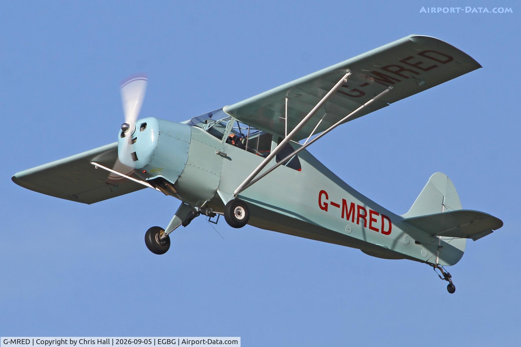 Aircraft G-MRED, 2007 Christavia MK I, c/n PFA 185-12935, LAA 80th Anniversary Rally, at EGBG, photo by Chris Hall