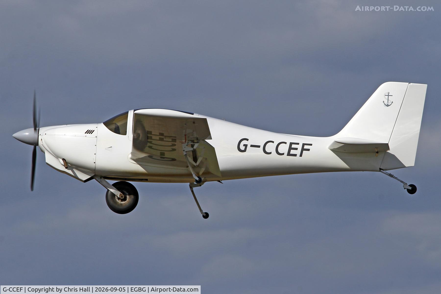 Aircraft G-CCEF, 2004 Europa Monowheel, c/n PFA 247-13038, LAA 80th Anniversary Rally, at EGBG, photo by Chris Hall