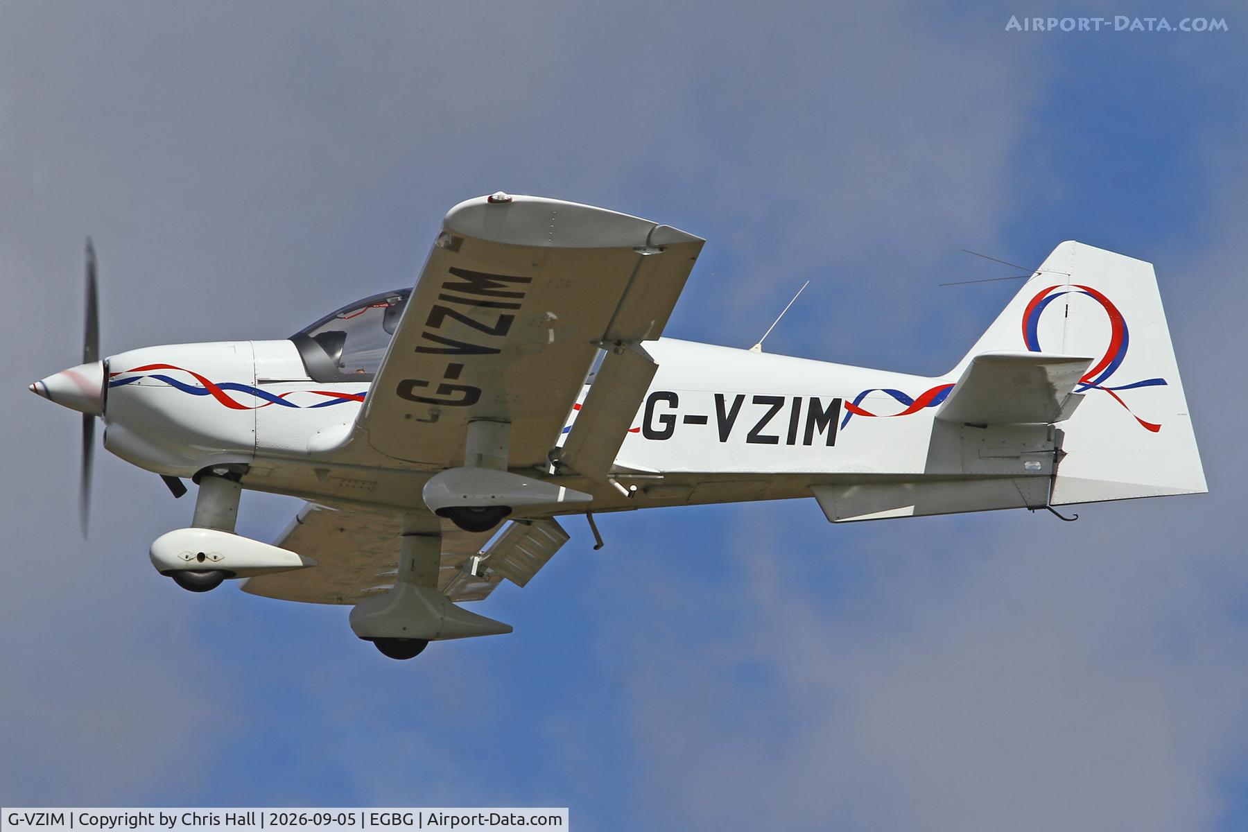 Aircraft G-VZIM, 2007 Alpha R2160, c/n 160A-07012, LAA 80th Anniversary Rally, at EGBG, photo by Chris Hall