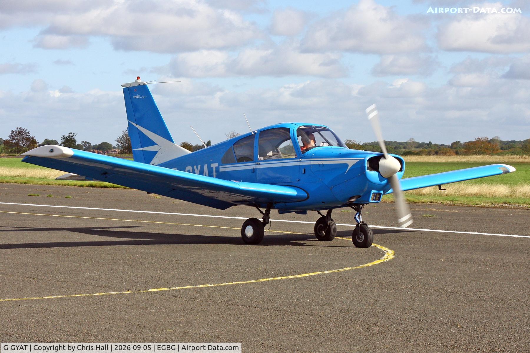 Aircraft G-GYAT, 1966 Gardan GY-80-180 Horizon, c/n 136, LAA 80th Anniversary Rally, at EGBG, photo by Chris Hall
