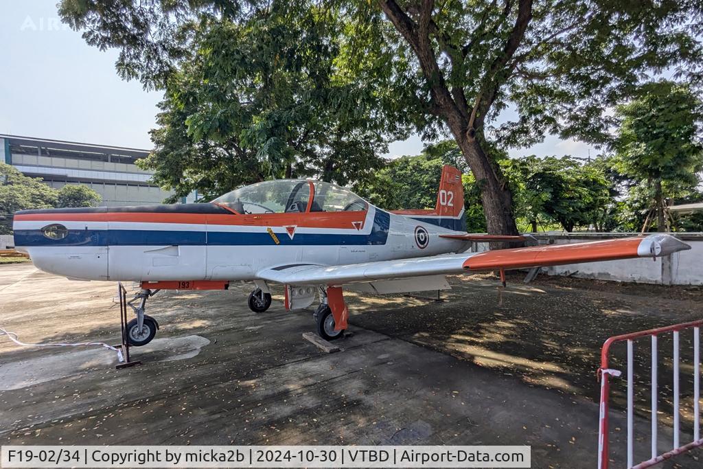 Aircraft F19-02/34, Pilatus PC-9, c/n 193, Preserved, at VTBD, photo by micka2b