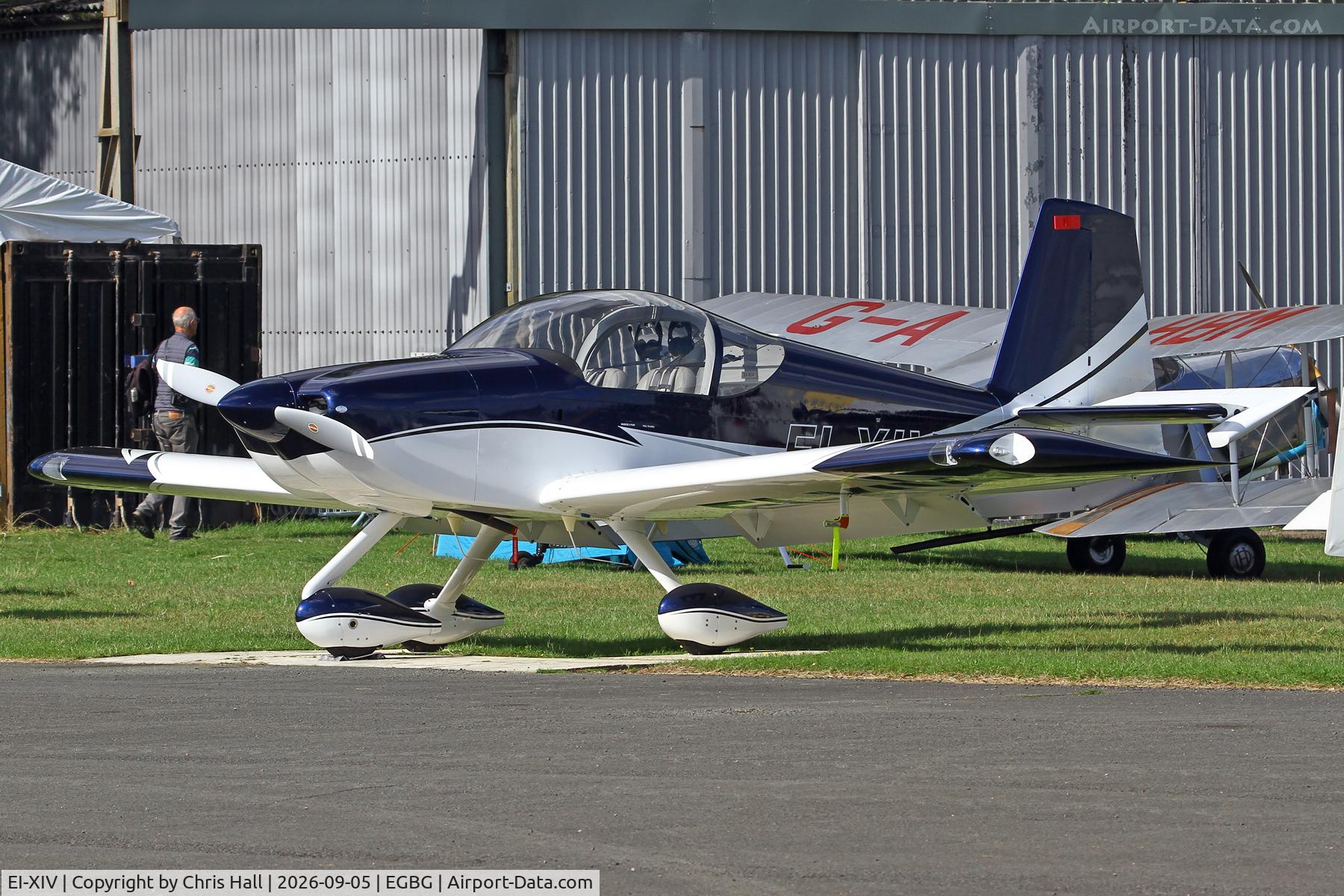 Aircraft EI-XIV, Vans RV-14A, c/n 140575, LAA 80th Anniversary Rally, at EGBG, photo by Chris Hall