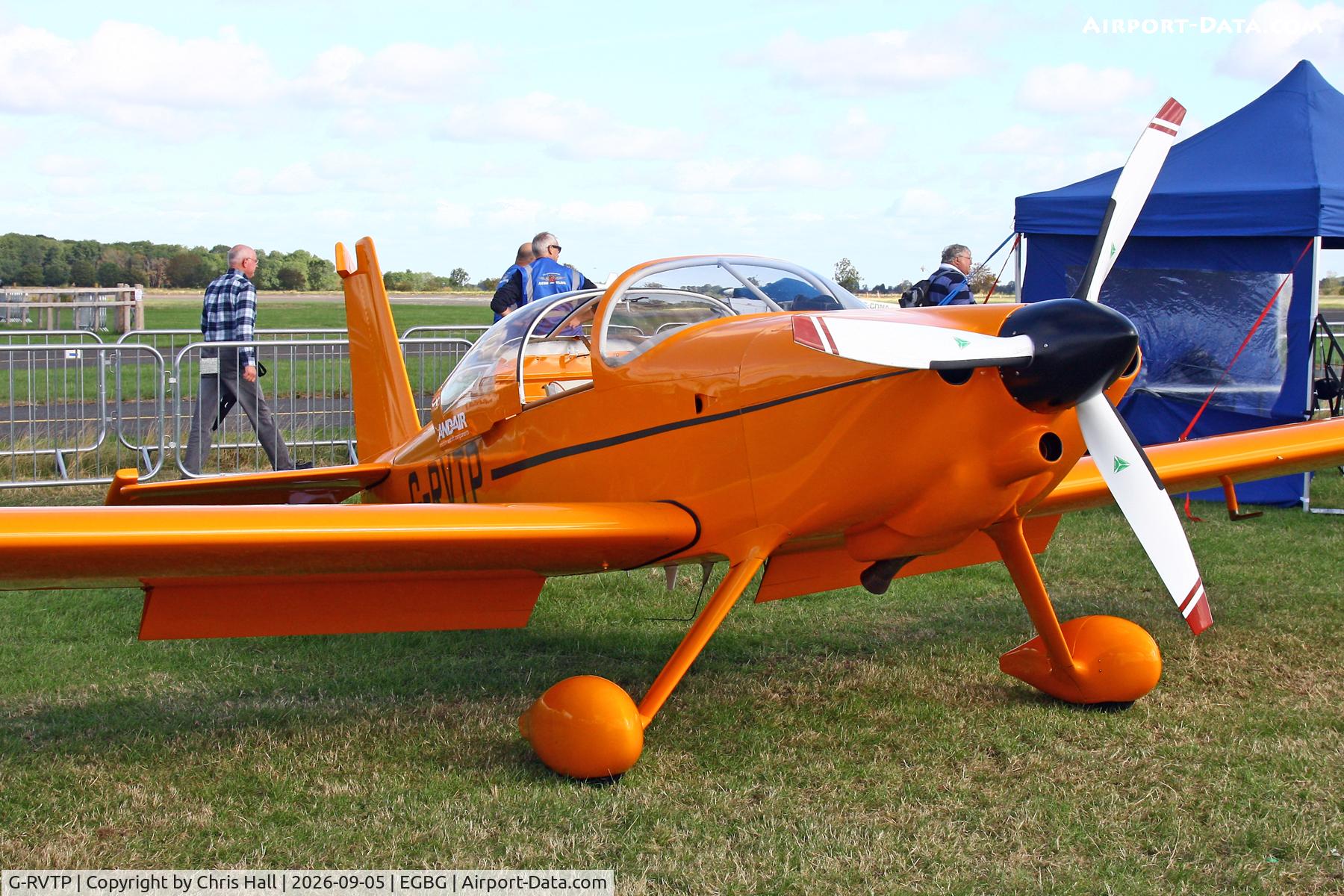 Aircraft G-RVTP, 2025 Vans RV-7, c/n LAA 323-15579, LAA 80th Anniversary Rally, at EGBG, photo by Chris Hall