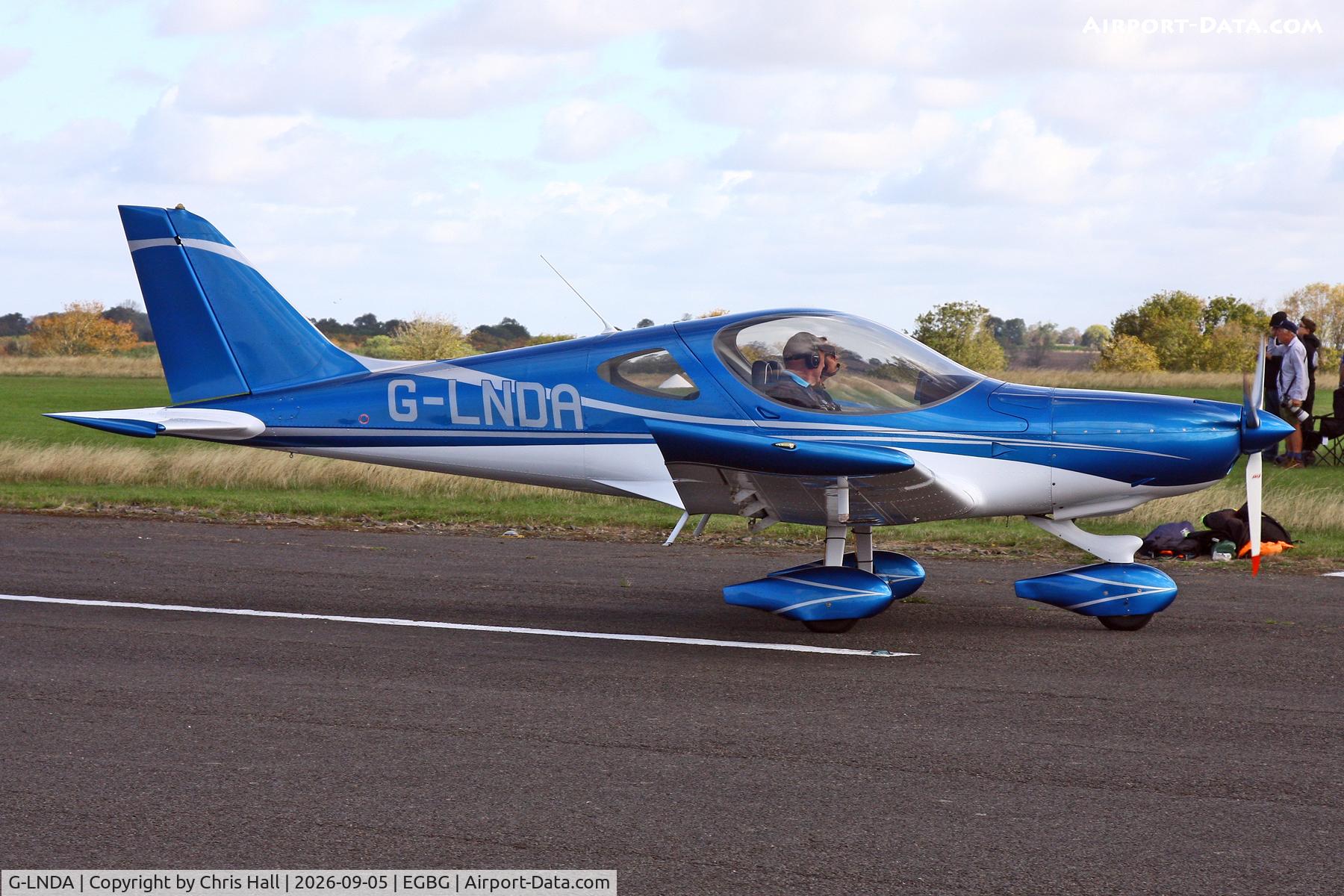 Aircraft G-LNDA, 2019 BRM Aero Bristell NG5 Speed Wing, c/n LAA 385-15575, LAA 80th Anniversary Rally, at EGBG, photo by Chris Hall