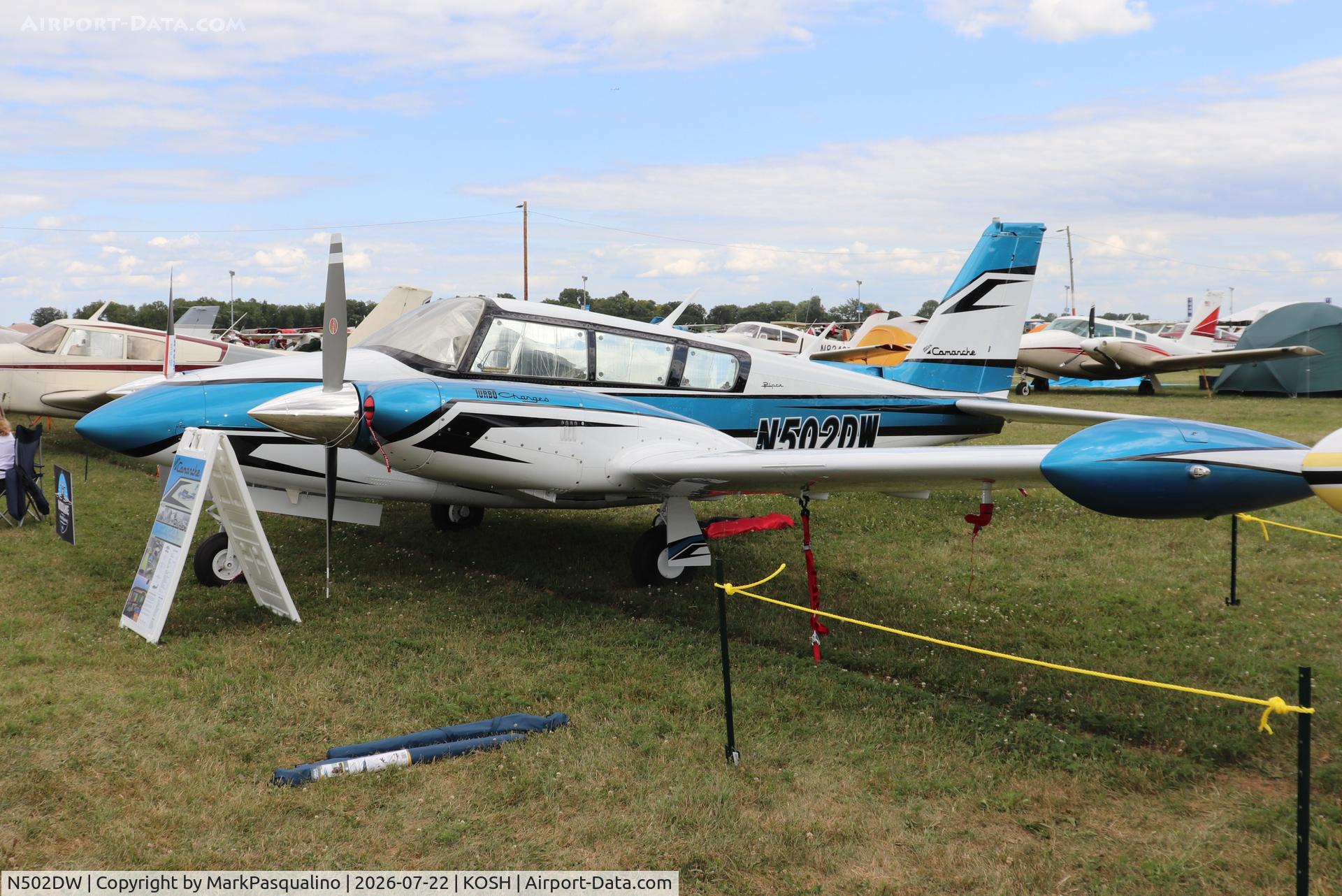 Aircraft N502DW, 1971 Piper PA-39, c/n 39-124, Piper PA-39, at KOSH, photo by MarkPasqualino