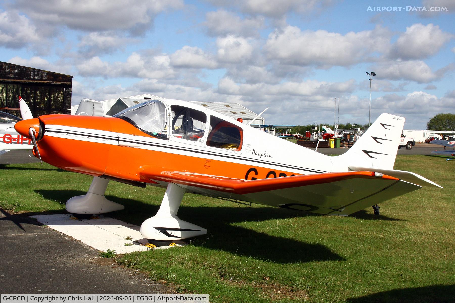 Aircraft G-CPCD, 1968 CEA Jodel DR-221 Dauphin, c/n 81, LAA 80th Anniversary Rally, at EGBG, photo by Chris Hall