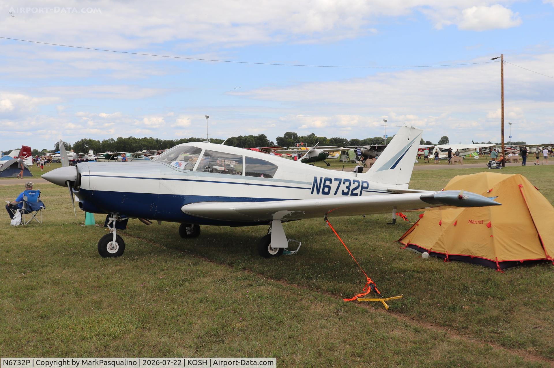 Aircraft N6732P, 1960 Piper PA-24-180 Comanche, c/n 24-1859, Piper PA-24-180, at KOSH, photo by MarkPasqualino