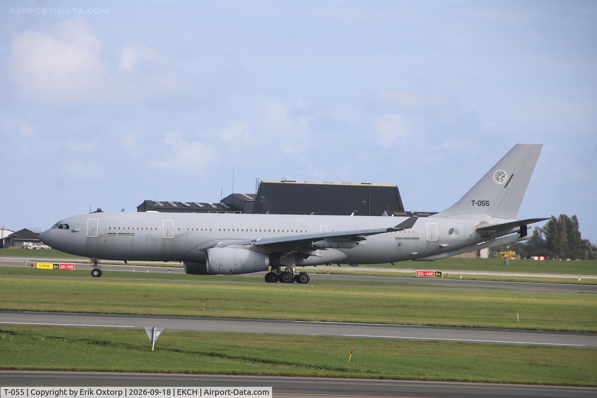 Aircraft T-055, 2019 Airbus KC-30M (A330-243MRTT), c/n 1911, T-055 landed rw 22L, at EKCH, photo by Erik Oxtorp