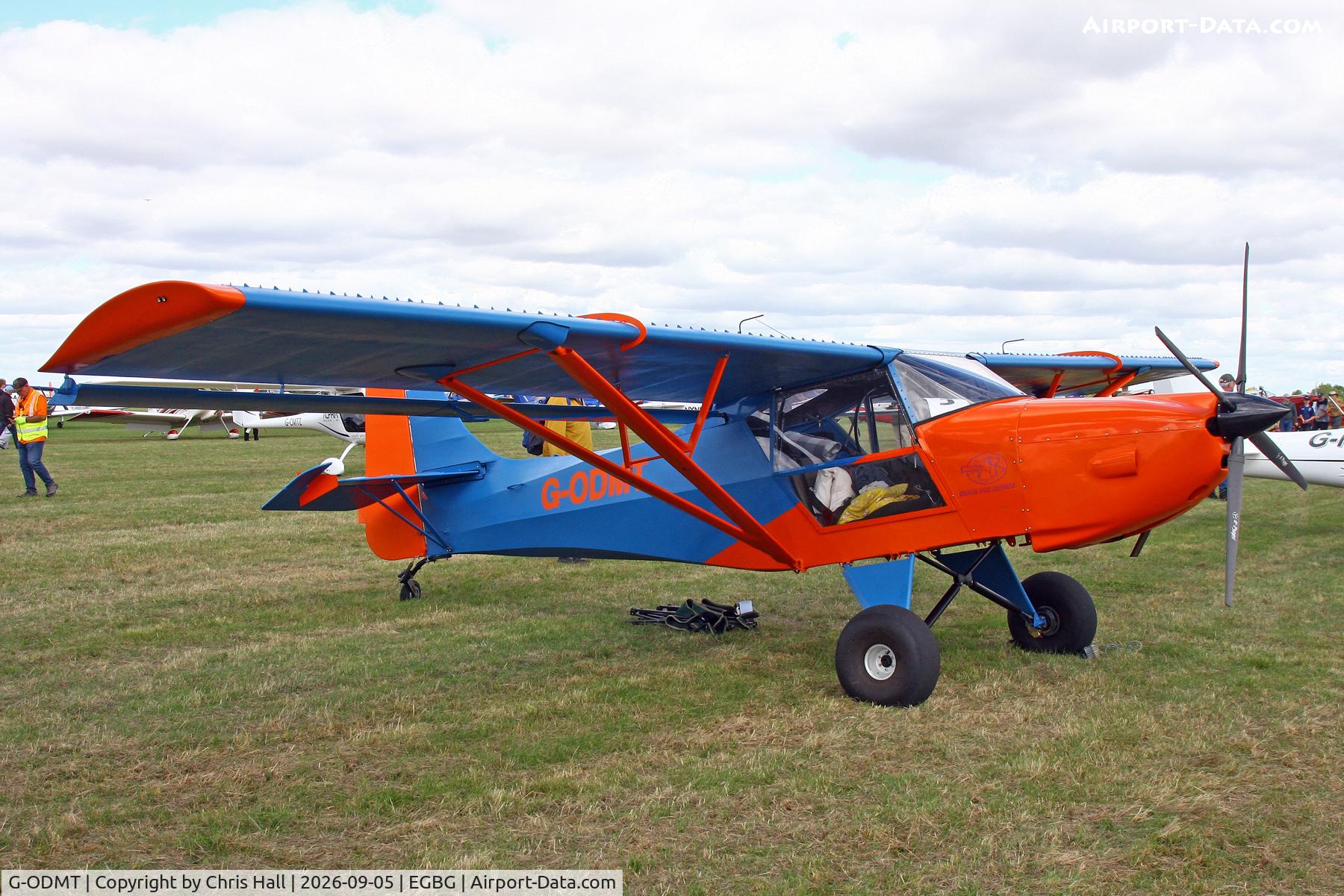 Aircraft G-ODMT, 2025 KFA Safari XL, c/n LAA 402-15906, LAA 80th Anniversary Rally, at EGBG, photo by Chris Hall