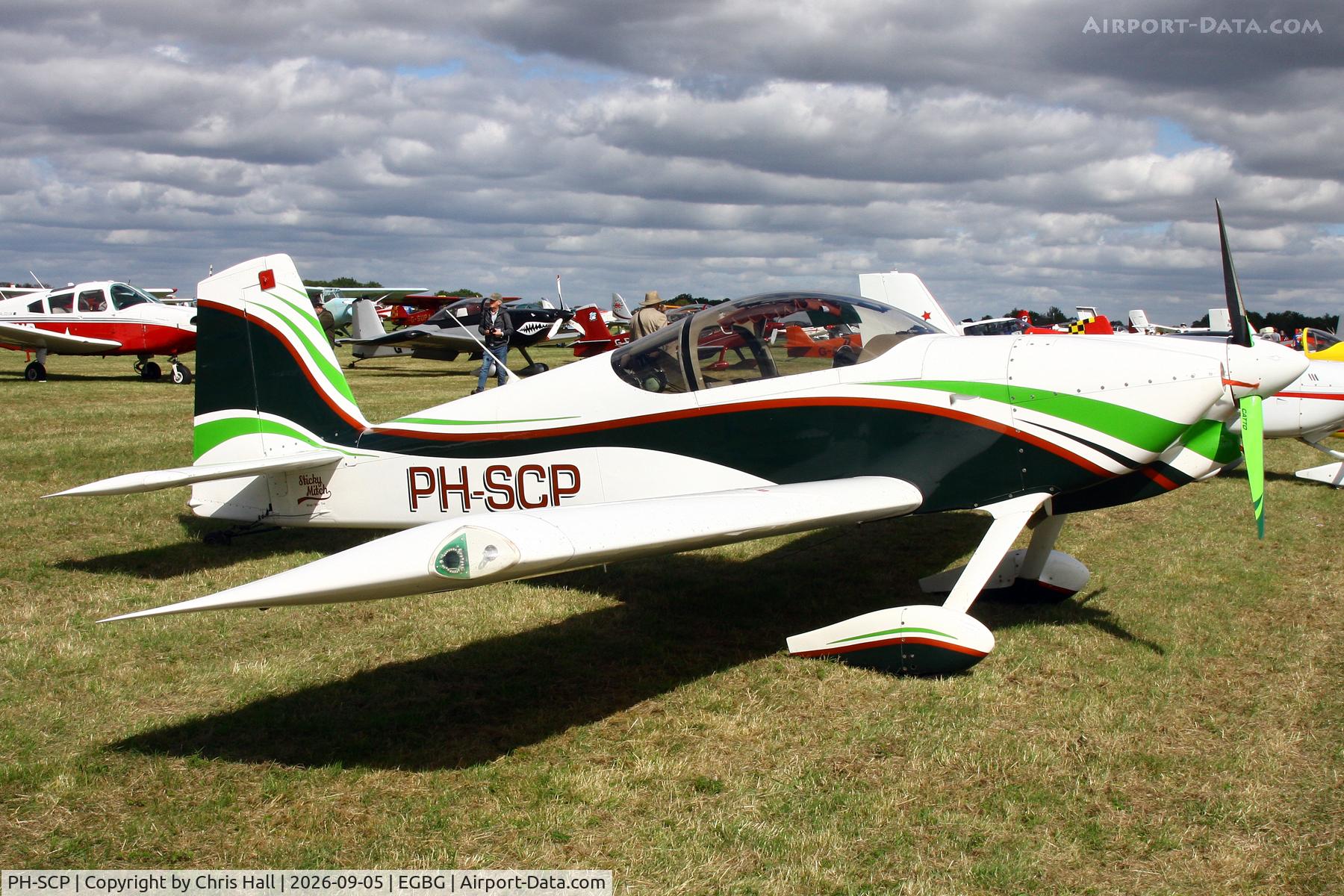 Aircraft PH-SCP, 2007 Vans RV-9, c/n 91318, LAA 80th Anniversary Rally, at EGBG, photo by Chris Hall