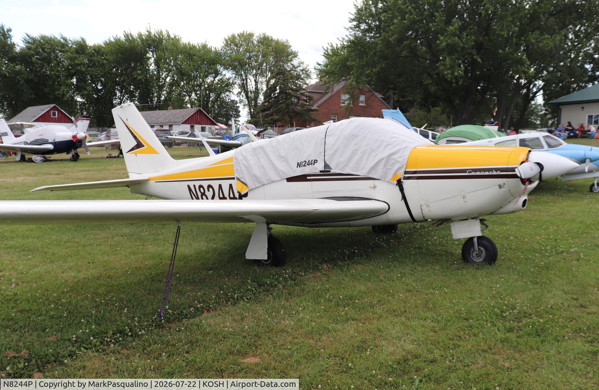 Aircraft N8244P, 1964 Piper PA-24-180 Comanche Comanche, c/n 24-3499, Piper PA-24-180, at KOSH, photo by MarkPasqualino