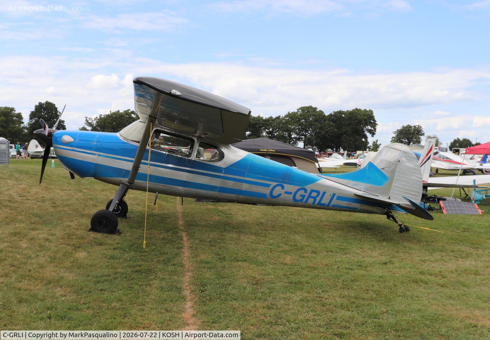 Aircraft C-GRLI, 1954 Cessna 170B, c/n 26238, Cessna 170B, at KOSH, photo by MarkPasqualino