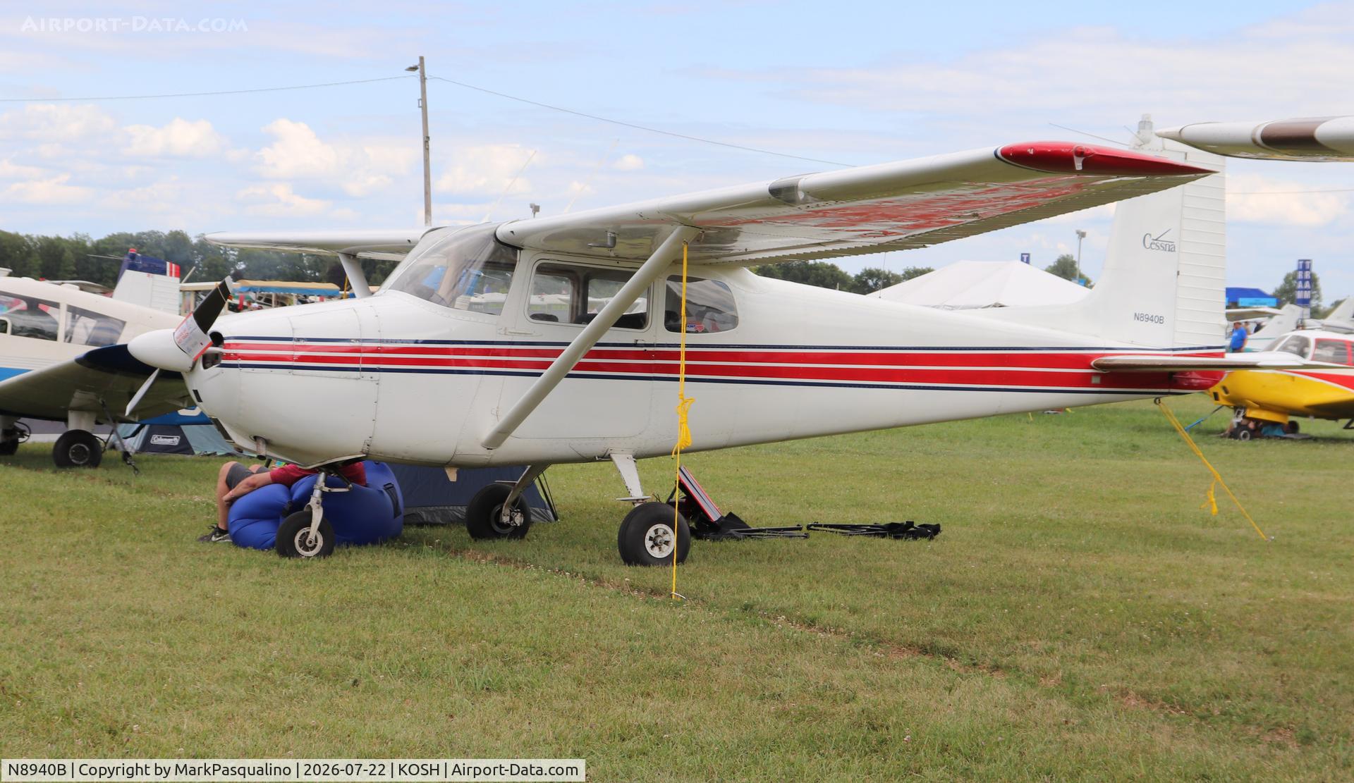 Aircraft N8940B, 1958 Cessna 172, c/n 36640, Cessna 172, at KOSH, photo by MarkPasqualino