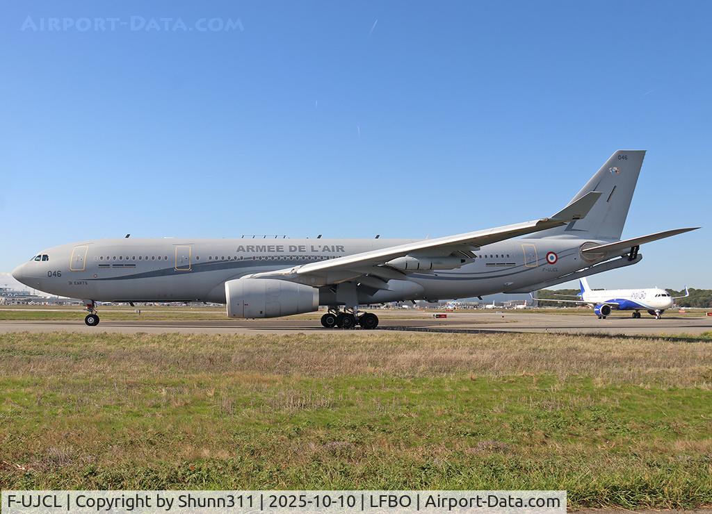 Aircraft F-UJCL, 2020 Airbus A330-243MRTT, c/n 1968, Taxiing to the Terminal..., at LFBO, photo by Shunn311