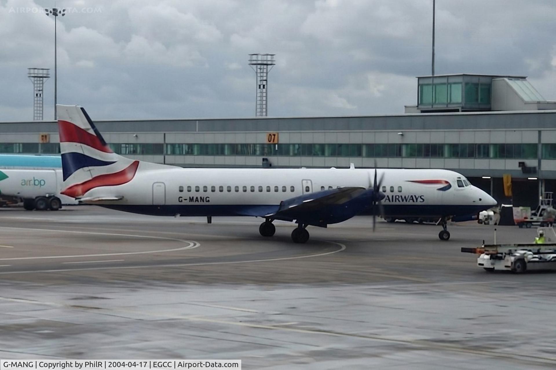 Aircraft G-MANG, 1989 British Aerospace ATP, c/n 2018, G-MANG 1989 BAe ATP BA MAN, at EGCC, photo by PhilR