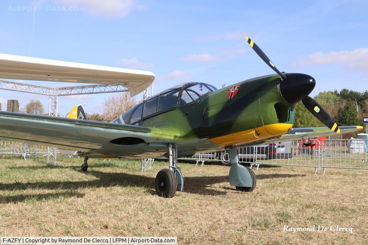 Aircraft F-AZFY, Nord 1002 Pingouin II, c/n 202, At Air Legend Melun on 05-09-2026., at LFPM, photo by Raymond De Clercq