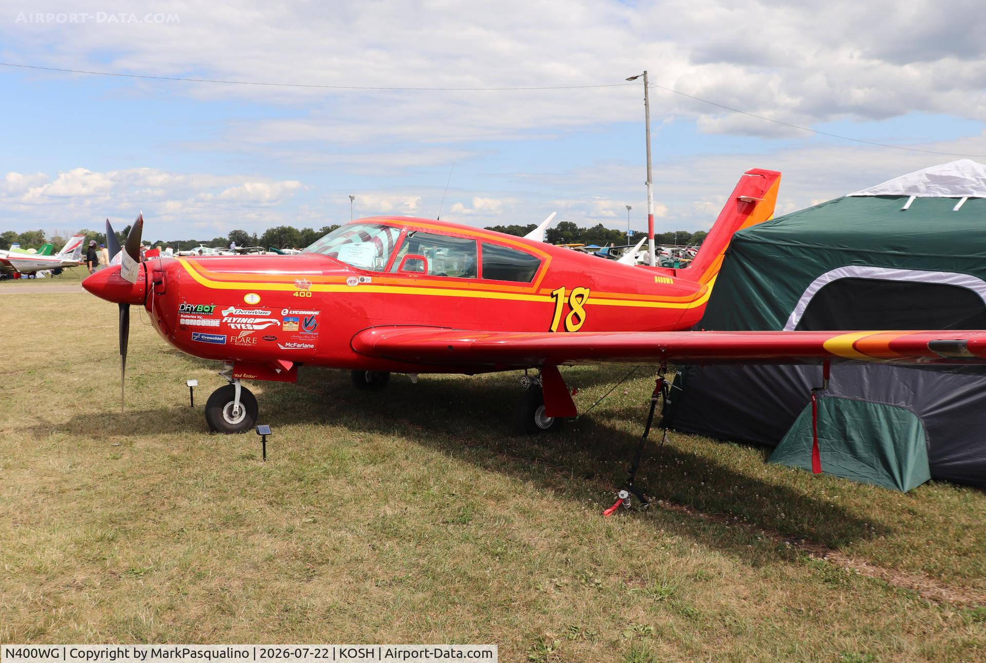 Aircraft N400WG, 1965 Piper PA-24-400 Comanche 400, c/n 26-104, Piper PA-24-400, at KOSH, photo by MarkPasqualino