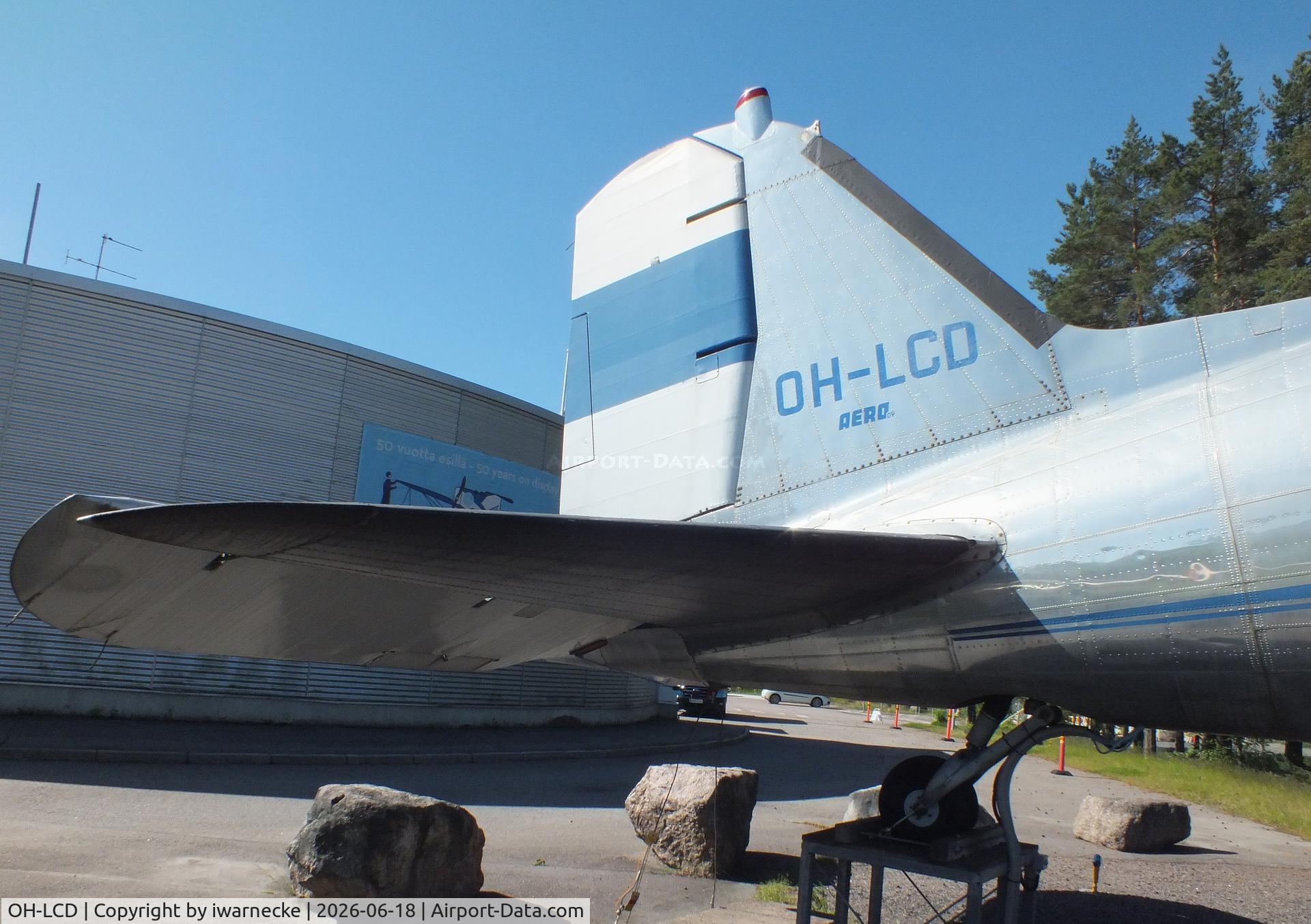 Aircraft OH-LCD, 1943 Douglas C-47A-75-DL, c/n 19309, Douglas DC-3C-S1C3-G (built as C-47A-75-DL) at the Suomen Ilmailumuseo (Finnish Aviation Museum), Vantaa, photo by iwarnecke